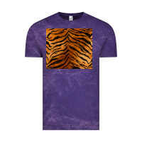 Cloud Purple handdrawn tiger pattern Vintage Tee - BarkalooDesign