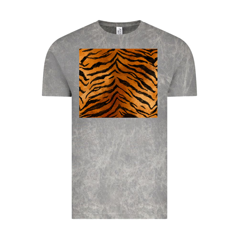 Handdrawn Tiger Pattern Vintage Tee by BarkalooDesign | Teevron