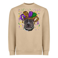 Mushroom mardi gras pitbull Heavyweight Sweatshirt - RanaPortraitStore