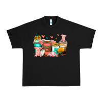 Black pigs coffee cups Urban Heavy Tee - Zillion Design Studio