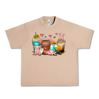 Burro pigs coffee cups Urban Heavy Tee - Zillion Design Studio