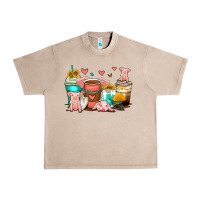 French Oak pigs coffee cups Urban Heavy Tee - Zillion Design Studio