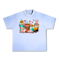 Grape Ice pigs coffee cups Urban Heavy Tee - Zillion Design Studio
