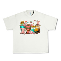 Pistachio pigs coffee cups Urban Heavy Tee - Zillion Design Studio