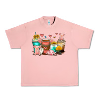 Salmon pigs coffee cups Urban Heavy Tee - Zillion Design Studio