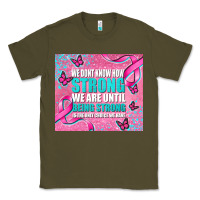 Army Green pink ribbon cancer Classic Tee - AdoDesignShop