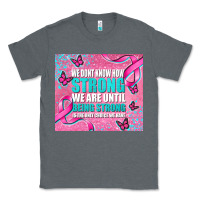Charcoal Heather pink ribbon cancer Classic Tee - AdoDesignShop