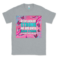 Heather Grey pink ribbon cancer Classic Tee - AdoDesignShop