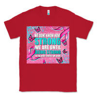 Red pink ribbon cancer Classic Tee - AdoDesignShop
