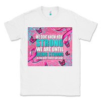 White pink ribbon cancer Classic Tee - AdoDesignShop