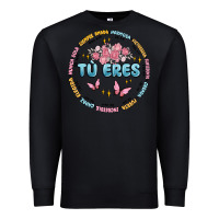 Black tu eres inspiration Premium Sweatshirt - MaliasSmallBusiness