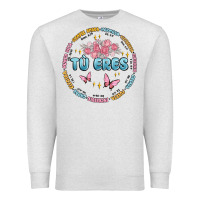 Oatmeal Heather tu eres inspiration Premium Sweatshirt - MaliasSmallBusiness