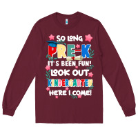 Burgundy so long pre k Long Sleeve Tee - JahusDesignShop