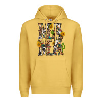 Antique Gold Western Mama With Sunflowers Premium Hoodie - BundleAndBundleShop