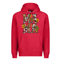 Cardinal Western Mama With Sunflowers Premium Hoodie - BundleAndBundleShop