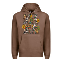 Chestnut Western Mama With Sunflowers Premium Hoodie - BundleAndBundleShop