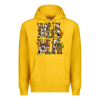 Lemon Western Mama With Sunflowers Premium Hoodie - BundleAndBundleShop