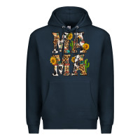 Western Mama With Sunflowers Premium Hoodie | Teevron