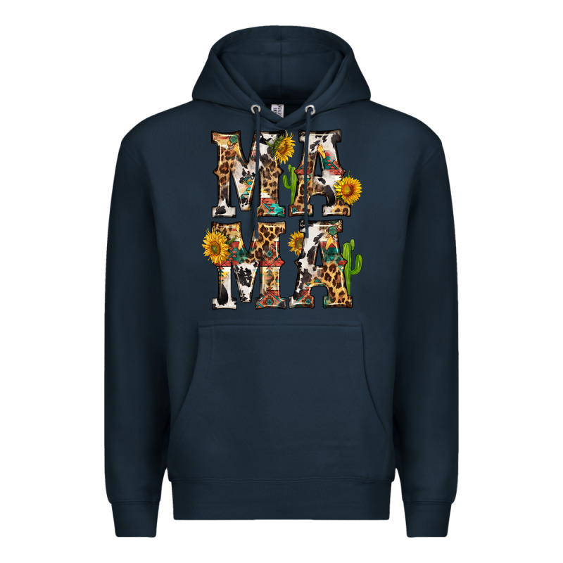 Western Mama With Sunflowers Premium Hoodie by BundleAndBundleShop | Teevron