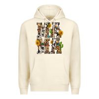 Sandshell Western Mama With Sunflowers Premium Hoodie - BundleAndBundleShop