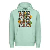 Seafoam Western Mama With Sunflowers Premium Hoodie - BundleAndBundleShop