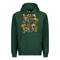 Sports Green Western Mama With Sunflowers Premium Hoodie - BundleAndBundleShop