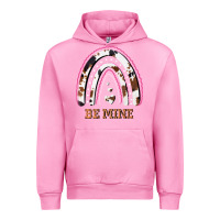 Valentines Day Rainbow, Valentines Day Rainbow Cowhide, Urban Hoodie | Teevron