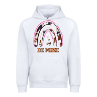 White Valentines Day Rainbow, Valentines Day Rainbow Cowhide, Urban Hoodie - Bettercallsaul
