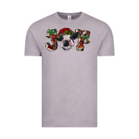 Vintage Zinc christmas joy with heifer cow Vintage Tee - RanaPortraitStore