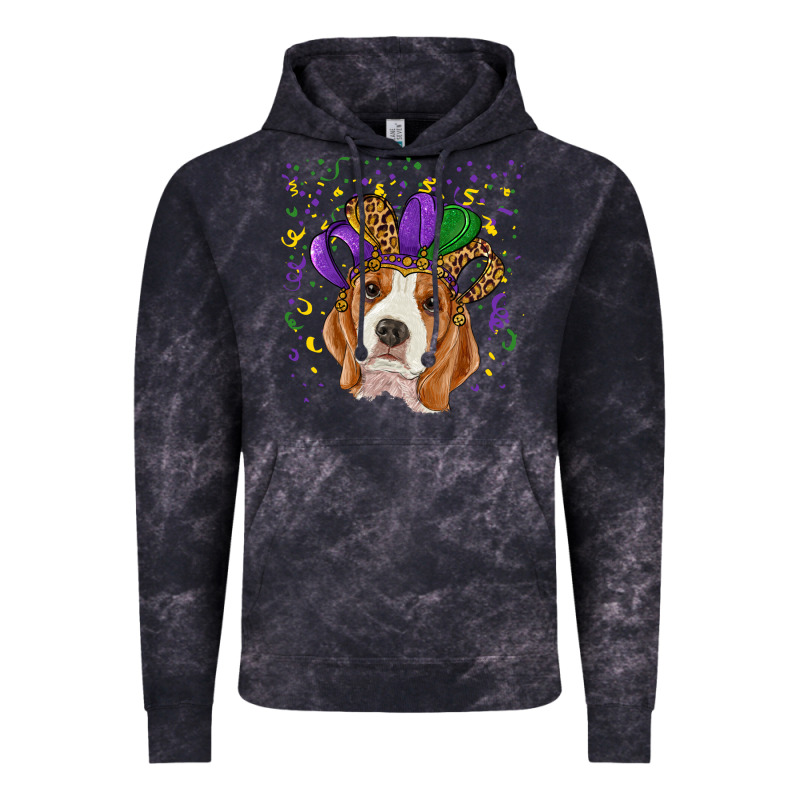 Mardi Gras Beagle Vintage Hoodie by RanaPortraitStore | Teevron
