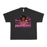 Pigment Black Breast Cancer Awareness with Afro Woman Urban Heavy Tee - texasbilliewilder