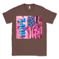 Chestnut hope  breast cancer and american flag Classic Tee - AdoDesignShop