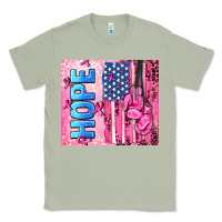 Matcha hope  breast cancer and american flag Classic Tee - AdoDesignShop