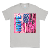 Moon Dust hope  breast cancer and american flag Classic Tee - AdoDesignShop