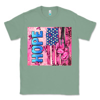 Sage hope  breast cancer and american flag Classic Tee - AdoDesignShop