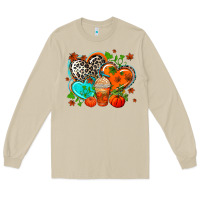 Mushroom western leopard  fall   hearts Long Sleeve Tee - AdoDesignShop