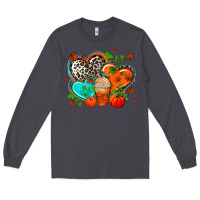 Smoke western leopard  fall   hearts Long Sleeve Tee - AdoDesignShop