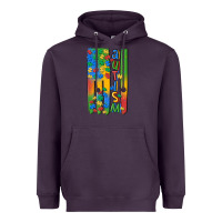 Plum autism american flag Heavyweight Hoodie - MaliasSmallBusiness