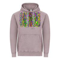 Vintage Zinc Mardi gras brush stroke Vintage Hoodie - RanaPortraitStore