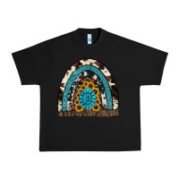 Black rainbow sunflower gemstone Urban Heavy Tee - RanaPortraitStore