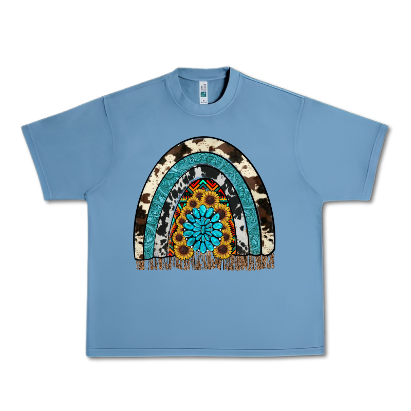 Rainbow Sunflower Gemstone Urban Heavy Tee by RanaPortraitStore | Teevron