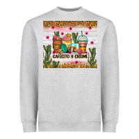 Cafecito Y Chisme Coffee Cups Heavyweight Sweatshirt | Teevron