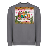 Storm Cafecito y chisme coffee cups Heavyweight Sweatshirt - Zillion Design Studio