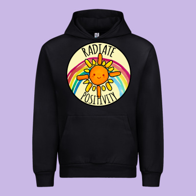 Radiate Positivity Urban Hoodie Designed By Bettercallsaul