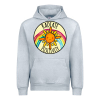 Heather Grey Radiate Positivity Urban Hoodie - Bettercallsaul