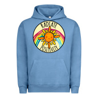 Pigment Pebble Blue Radiate Positivity Urban Hoodie - Bettercallsaul