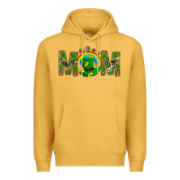 Mustard Western Mom With Shamrock Premium Hoodie - BundleAndBundleShop