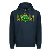 Navy Western Mom With Shamrock Premium Hoodie - BundleAndBundleShop