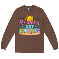 Chestnut beaching not teaching black back Long Sleeve Tee - JahusDesignShop