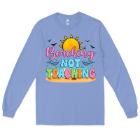 Colony Blue beaching not teaching black back Long Sleeve Tee - JahusDesignShop